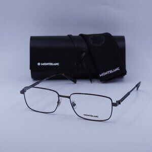 Montblanc MB0029O 006 Rectangle Eyeglasses 58mm – Ruthenium